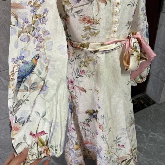 Zimmermann REBELLION BUTTON MIDI DRESS - Picture 6 of 10